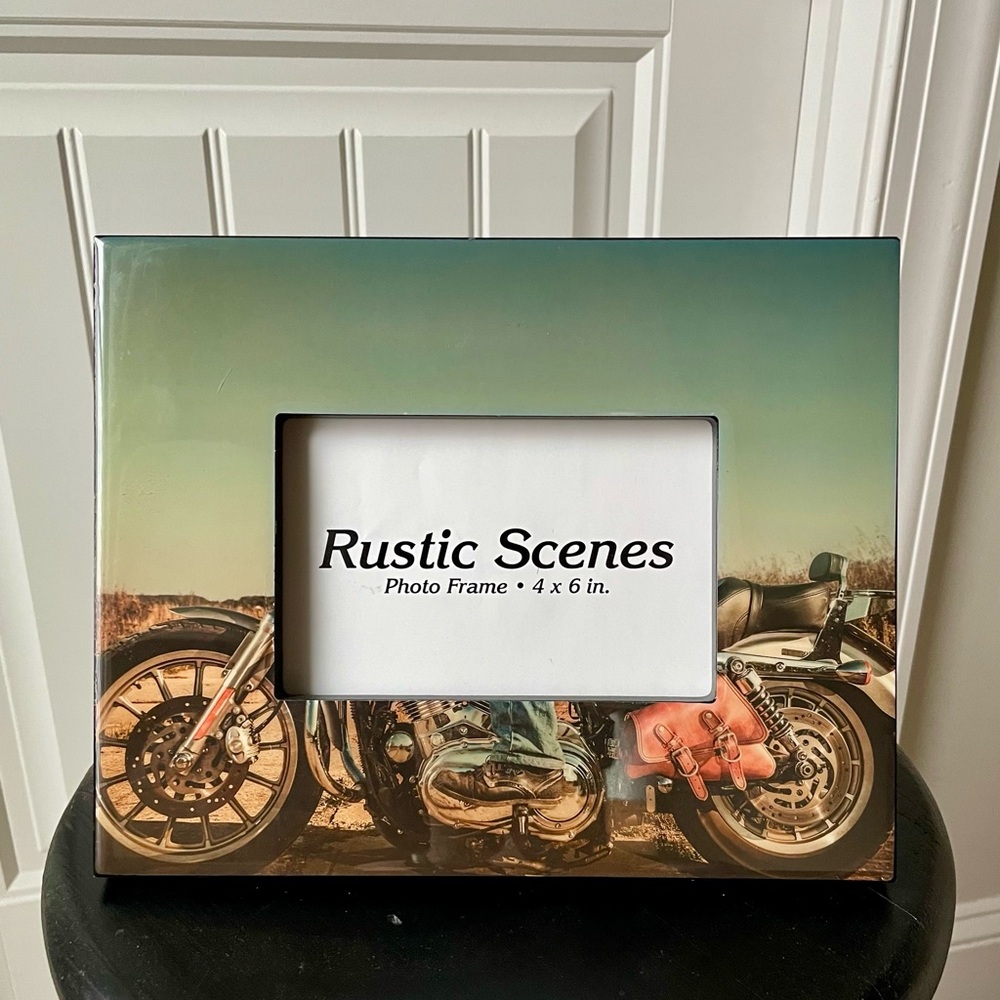Beautiful 4x6 Motorcycle Picture Frame